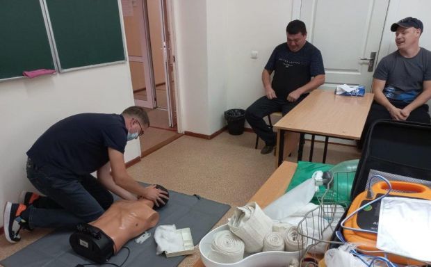 Training of paramedics JSC «IG Cooper and Gold»