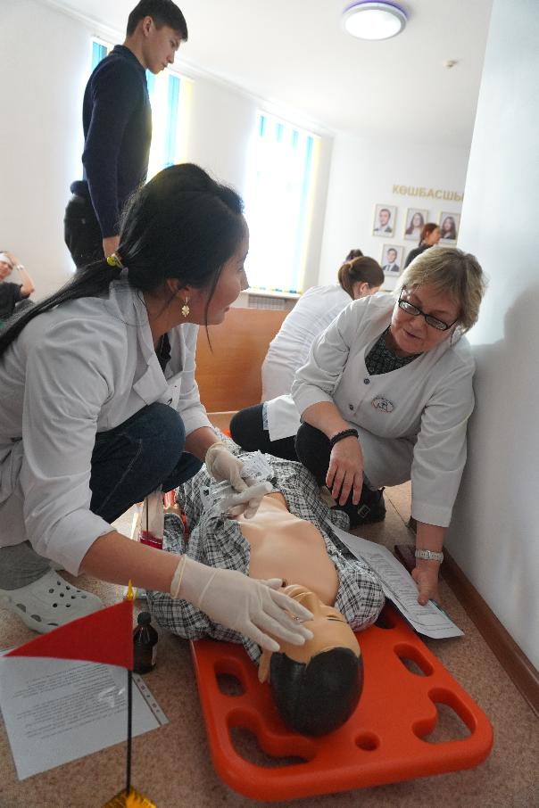 «Кідіріссіз жағдайлар аумағы» байқауы «Ғимараттың құлауы. Зардап шеккен адамдарға медициналық көмек көрсету»